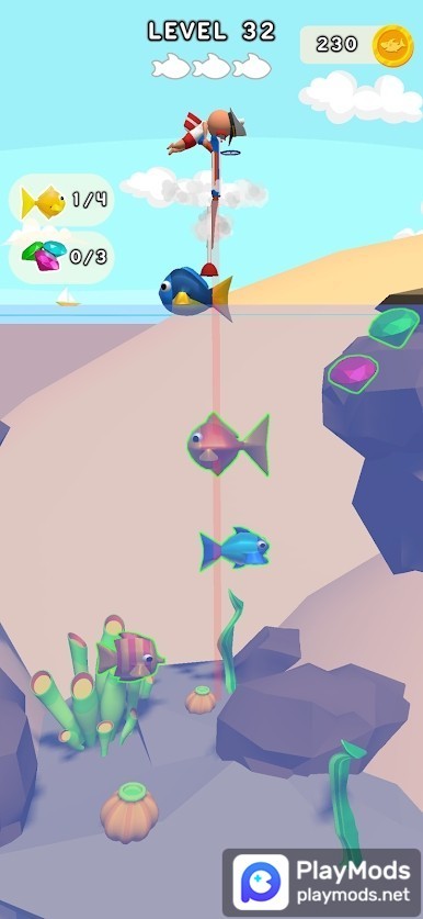 鱼猎人(Unlimited Currency) screenshot image 1_playmods.net