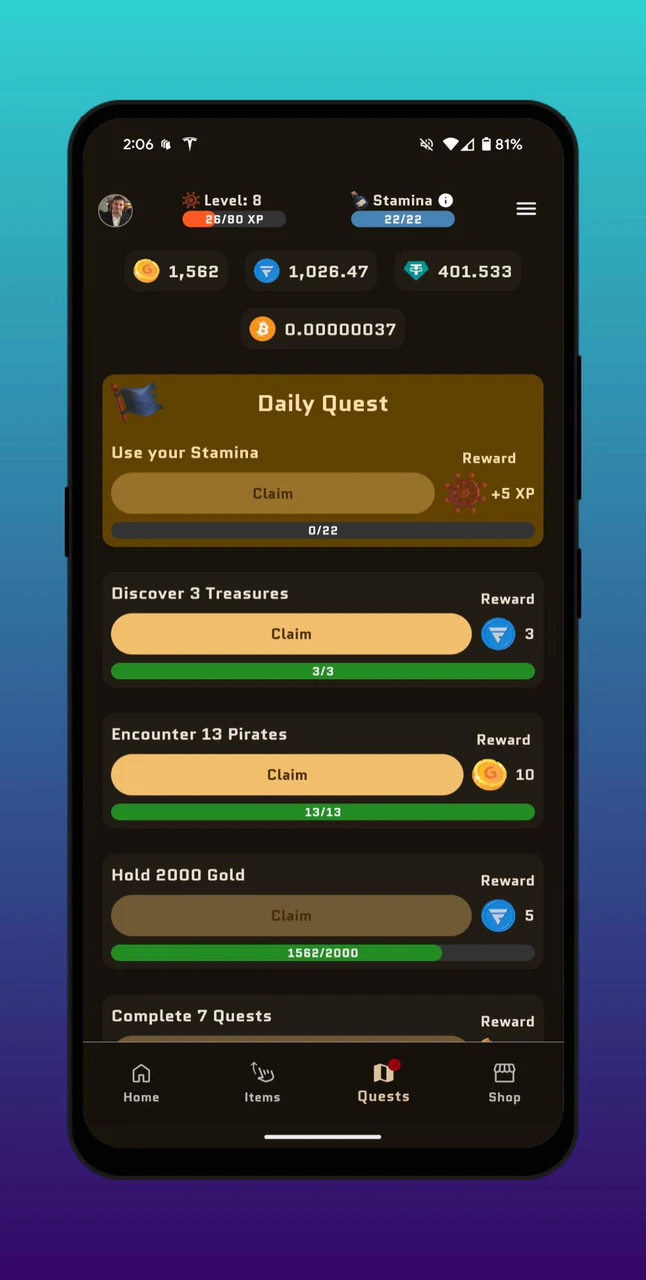 Download Crypto Treasures Web3 Clicker APK v4.1.5 For Android