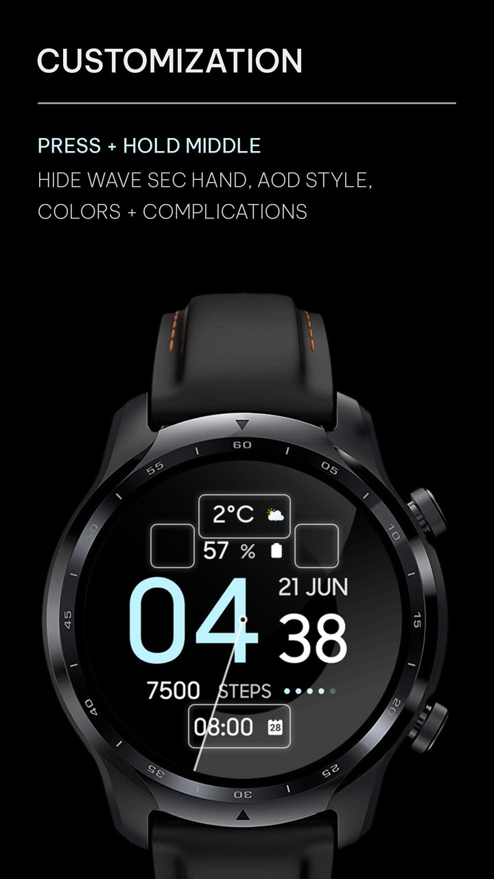 Awf Wave - watch face_playmods.net