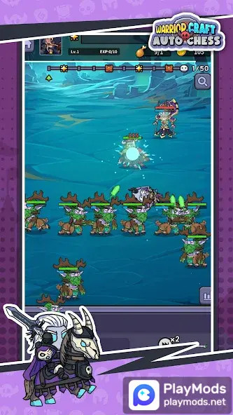 Warrior Craft: Auto Chess(mod menu) screenshot image 2_playmods.net