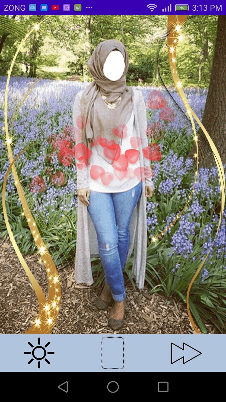 Innovative Hijab with Jeans_playmods.net