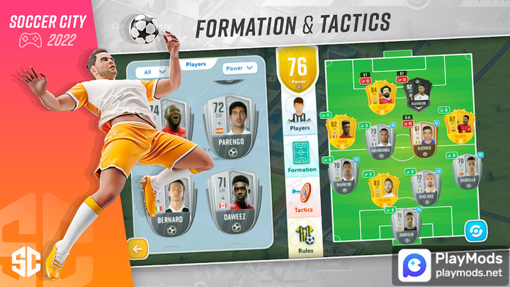 Soccer City - Football Manager(No Ads) screenshot image 3_playmods.net