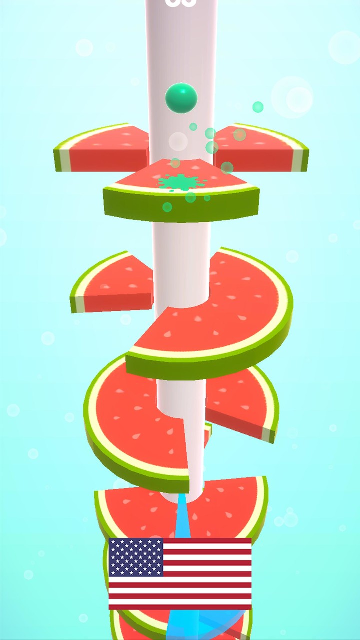 Stack Ball Fruit:Helix Crash_playmods.net