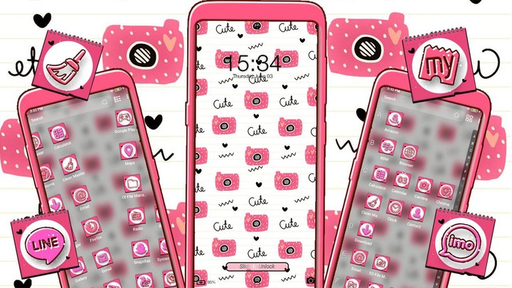 Cartoon Camera Theme_playmods.net