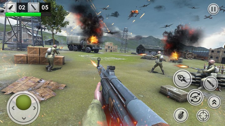 World War 2 fps shooting_playmods.net