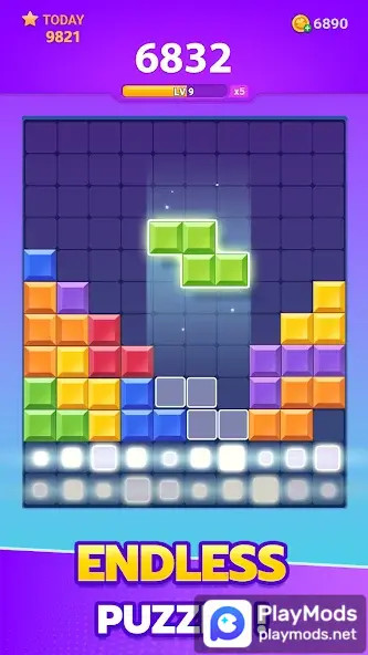 Block Crush: Block Puzzle Game(No Ads) screenshot image 4_playmods.net