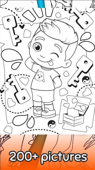 Luccas Neto &alphabet coloring_playmods.net