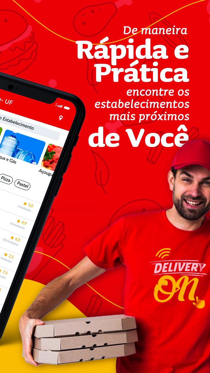 Delivery On: Entrega de Comida e Conveniências_playmods.net