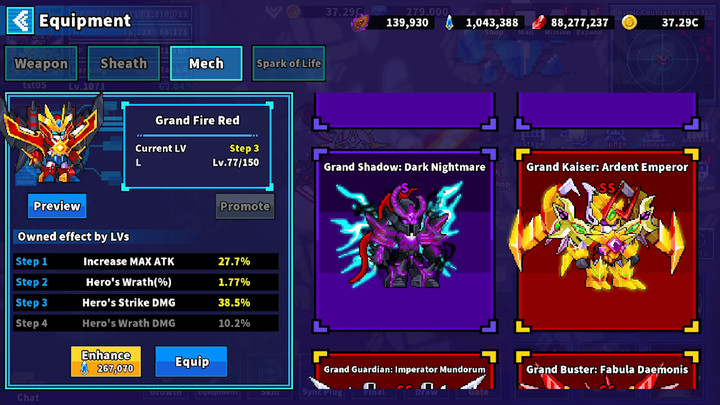 Grandzenka: Idle RPG(God Mode) screenshot image 4_playmods.net