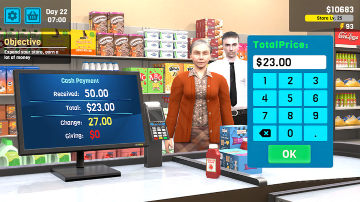 Supermarket Simulator Store(Unlimited money) screenshot image 5_playmods.net