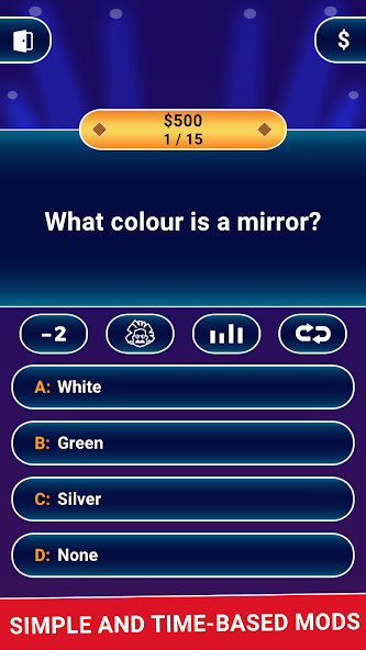 MILLIONAIRE TRIVIA Game Quiz(mod) screenshot image 2_playmods.net