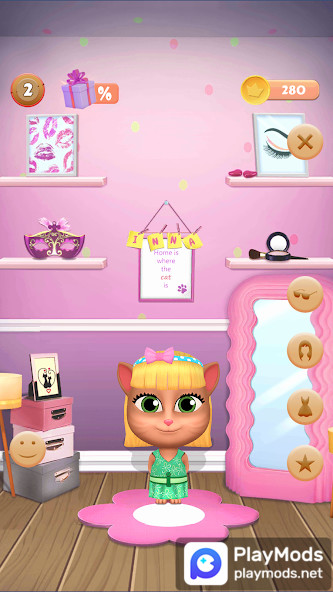 My Talking Cat Inna(Unlimited Resources) screenshot image 4_playmods.net