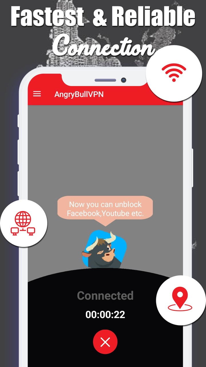 AngryBull VPN - Free VPN_playmods.net