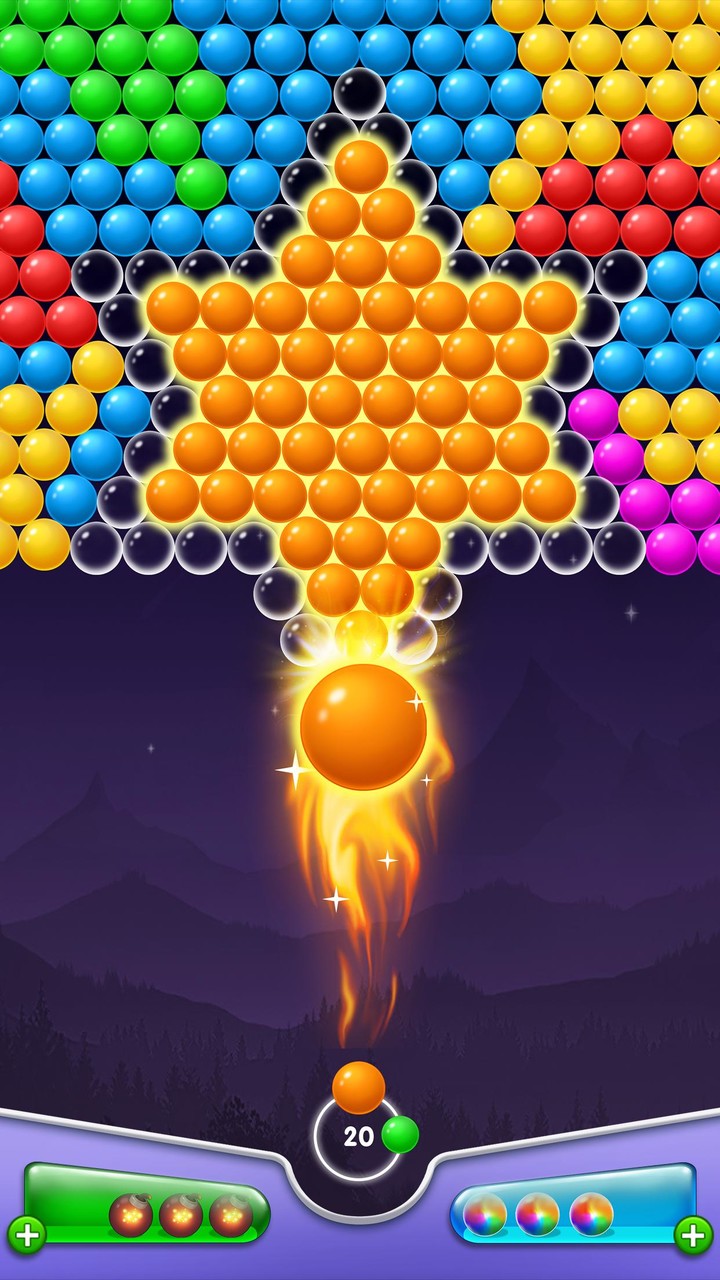 Bubble Shooter: Gem Blast Pop_playmods.net