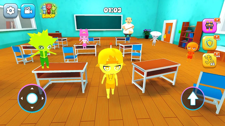 Monster School Breakout Obby(NO ADS) screenshot image 1_playmods.net