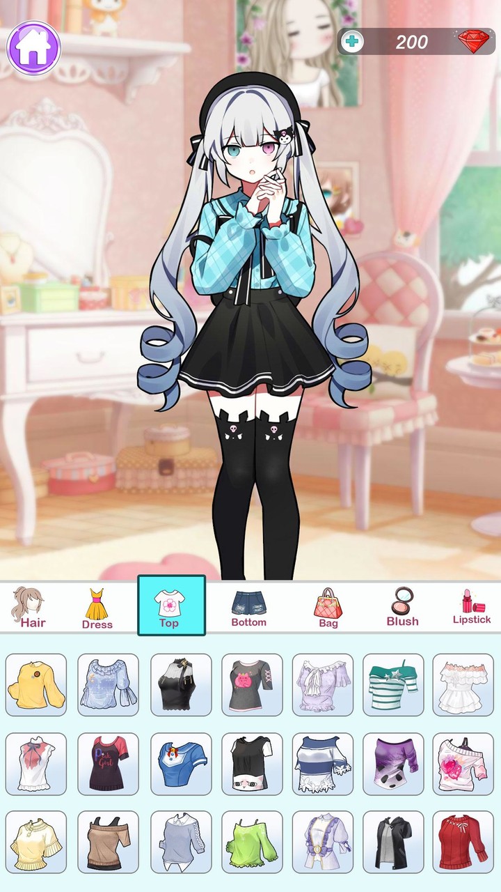 Anime Dress up and Makeup Game_playmods.net