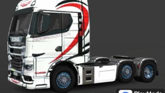 A collection of multiple Chinese truck skins For Universal Truck Simulator Mods