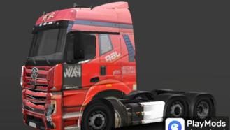 A collection of multiple Chinese truck skins For Universal Truck Simulator Mods