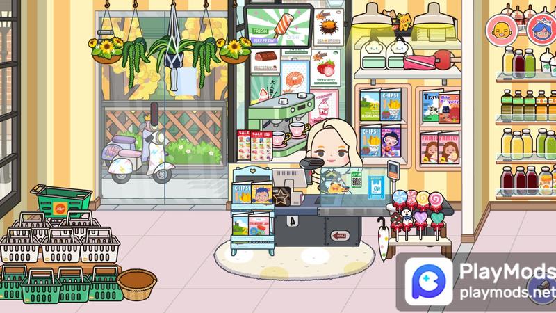 Xiaowan Boutique Store（Self built supermarket） For Miga Town: My World Mods