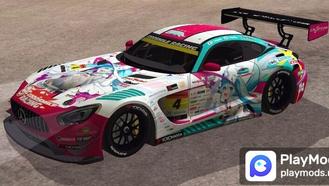 Mercedes-BENZ AMG GT3 EVO 2024 Goodsmile Racing Hatsune Miku Itasha For Grand Theft Auto: San Andreas(GTA) Mods