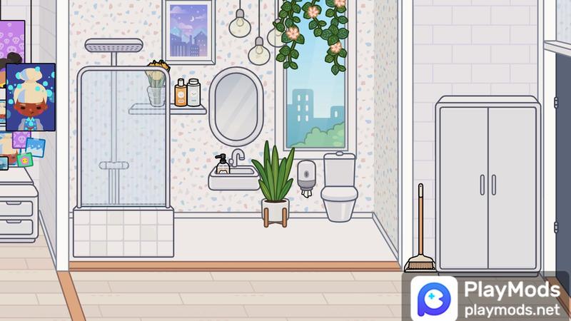 Log Wind Double decker Apartment/Miaomiao(laundry) For Toca Life World Mods image 4 