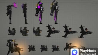甜瓜游乐场 的 Skibidi 厕所 77 第 3 部分 Mod 模组