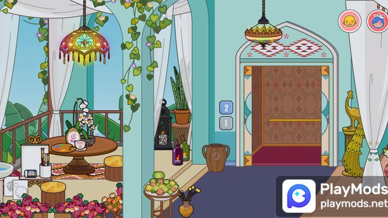 Bohemian Villa Fine Decoration For Miga Town: My World Mods