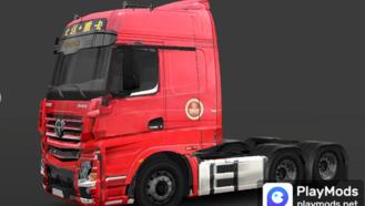 A collection of multiple Chinese truck skins For Universal Truck Simulator Mods
