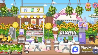 Outdoor coffee shop For Miga Town: My World Mods