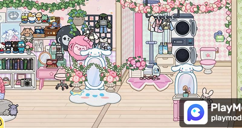 2nd floor of Pea Apartment For Toca Life World Mods