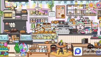 Outdoor coffee shop For Miga Town: My World Mods
