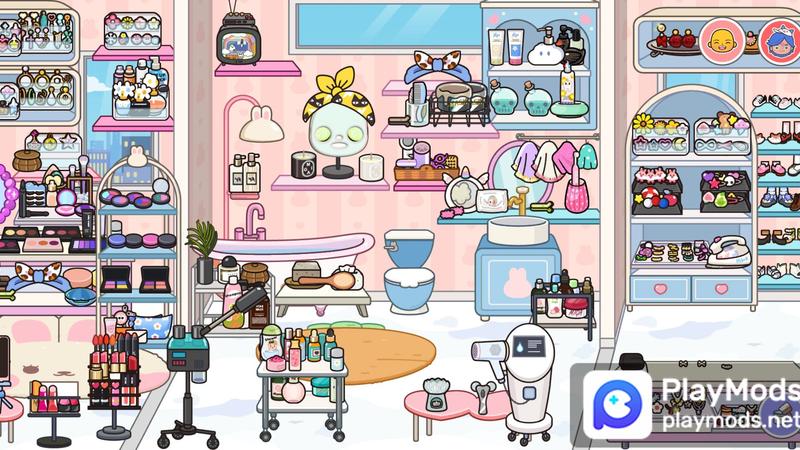 clutter style decoration and Collectors players  welfare For Miga Town: My World Mods