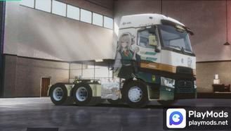 Honkai: Star Rail Flowing Firefly Full Set Skin (Renault T (High Top)) For Truckers of Europe 3 Mods
