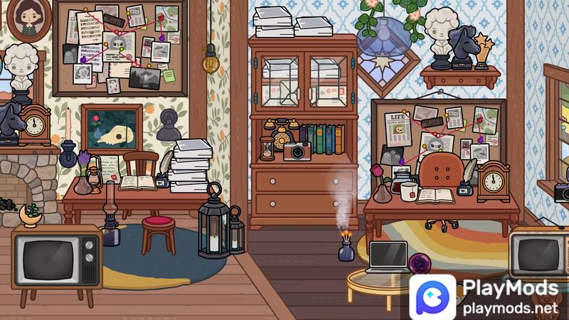 Warm Urban Renting a house（Bonsai Building） For Toca Life World Mods image 4 