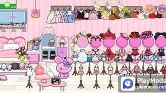 Pink Clothing Store For Miga Town: My World Mods