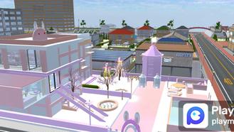 Cute Rabbit Dormitory (renovated) For SAKURA School Simulator Mods