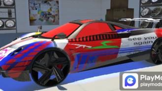 Graffiti style colorful Livery For Car Simulator 2 Mods