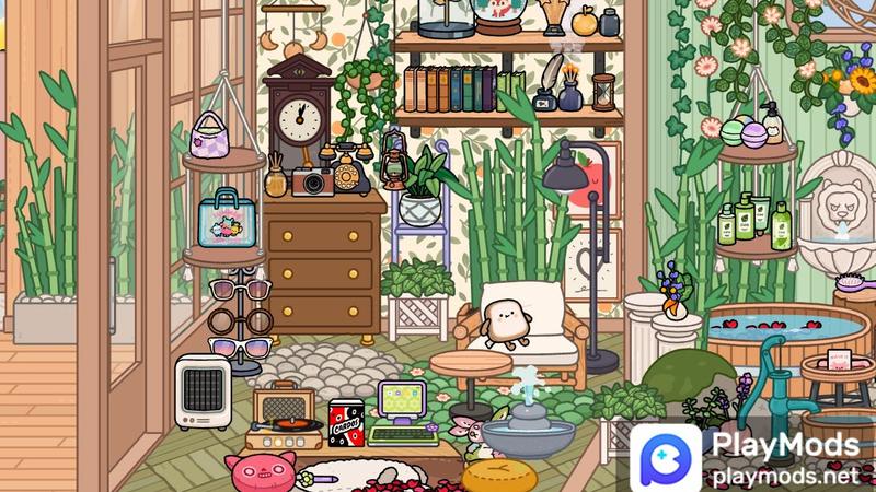 Chaotic retro villas（Bonsai Building） For Toca Life World Mods image 4 