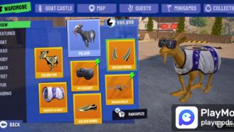 A perfect archive with unlimited gold coins For  wardrobe items Mods
