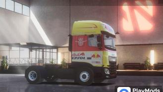 Red Bull Challenger Theme Skin For Truckers of Europe 3 Mods