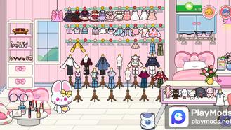 Pink Clothing Store For Miga Town: My World Mods