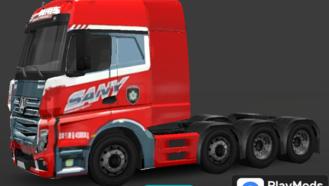 A collection of multiple Chinese truck skins For Universal Truck Simulator Mods