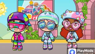 Skater Costume Pack (paid unlock archive) For Avatar World ® Mods