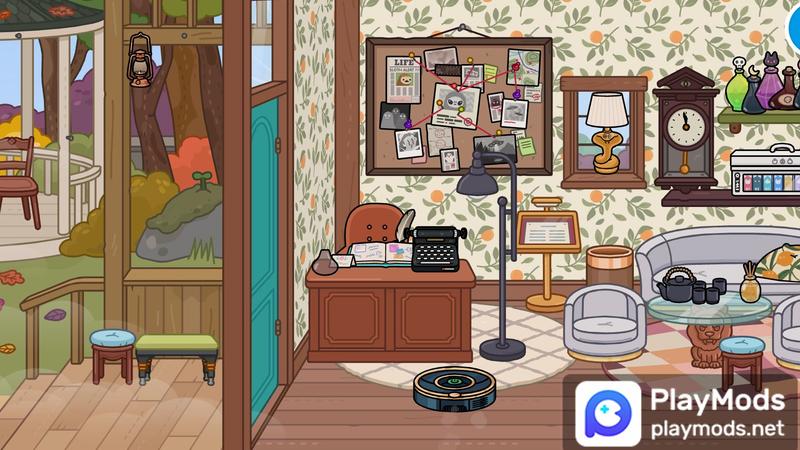 Warm Urban Renting a house（Bonsai Building） For Toca Life World Mods