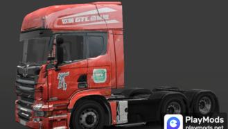A collection of multiple Chinese truck skins For Universal Truck Simulator Mods