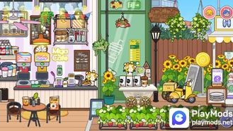 Outdoor coffee shop For Miga Town: My World Mods