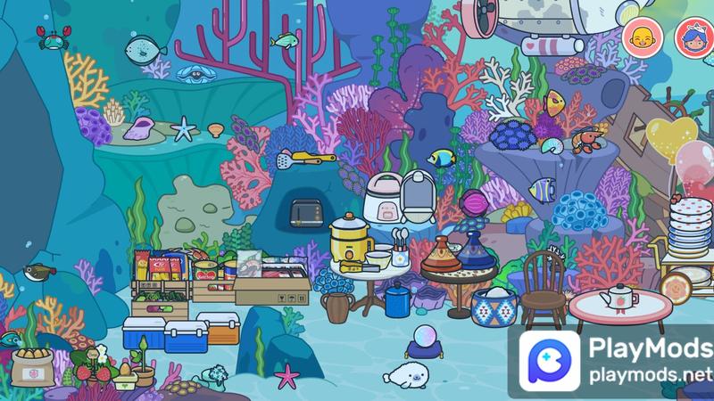 Underwater World -  Mermaid's everyday For Miga Town: My World Mods