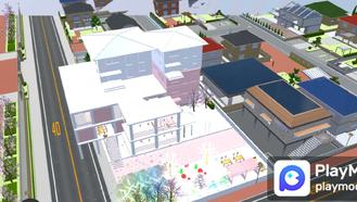 Girl Heart Pink Dormitory 3 For SAKURA School Simulator Mods